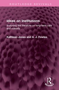 Produktbild: Jones, K: Ideas on Institutions