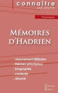 Produktbild: Fiche de lecture M&eacute;moires d'Hadrien de Marguerite Yourcenar (Analyse litt&eacute;raire de r&eacute;f&eacute;rence et r&eacute;sum&eacute; complet)