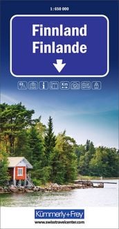Produktbild: K&uuml;mmerly+Frey Strassenkarte Finnland 1:650.000