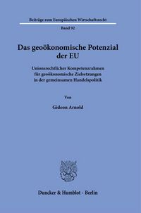 Produktbild: Das geo&ouml;konomische Potenzial der EU