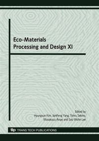 Produktbild: Eco-Materials Processing and Design XI