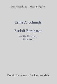 Produktbild: Rudolf Borchardt