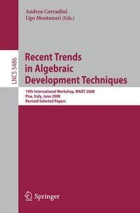 Produktbild: Recent Trends in Algebraic Development Techniques