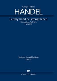 Produktbild: Let thy hand be strengthened (Klavierauszug)