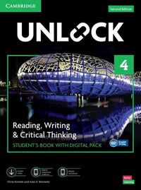 Produktbild: Unlock Level 4 Reading, Writing and Critical Thinking Student's Book with Digital Pack
