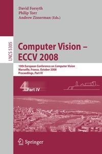 Produktbild: Computer Vision - ECCV 2008
