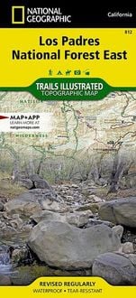 Produktbild: Los Padres National Forest East Map