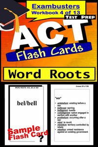 Produktbild: ACT Test Prep Word Roots Review--Exambusters Flash Cards--Workbook 4 of 13