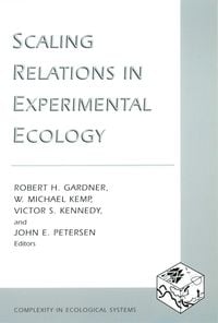 Produktbild: Scaling Relations in Experimental Ecology