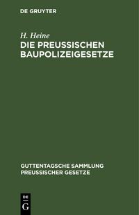 Produktbild: Die Preu&szlig;ischen Baupolizeigesetze