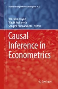 Produktbild: Causal Inference in Econometrics
