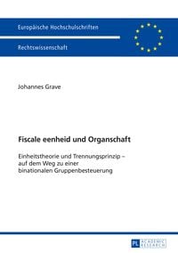 Produktbild: Fiscale eenheid und Organschaft