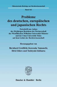 Produktbild: Probleme des deutschen, europ&auml;ischen und japanischen Rechts.