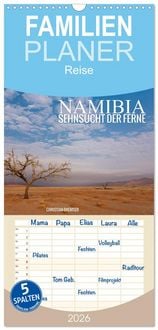 Produktbild: Familienplaner 2026 - Namibia - Sehnsucht der Ferne mit 5 Spalten (Wandkalender, 21 x 45 cm) CALVENDO