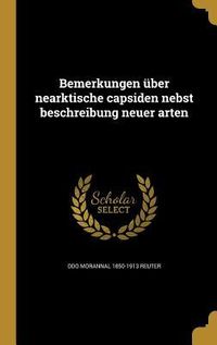 Produktbild: Bemerkungen &uuml;ber nearktische capsiden nebst beschreibung neuer arten