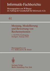 Produktbild: Messung, Modellierung und Bewertung von Rechensystemen