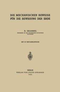 Produktbild: Die Mechanischen Beweise f&uuml;r die Bewegung der Erde