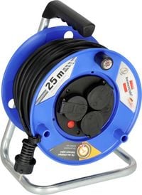 Produktbild: Brennenstuhl 9123020539 Kabeltrommel 25m Schwarz Schutzkontakt-Stecker