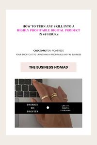 Produktbild: How to Turn Any Skill Into a Highly Profitable Digital Product in 48 Hours