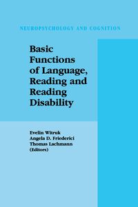 Produktbild: Basic Functions of Language, Reading and Reading Disability
