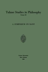 Produktbild: A Symposium on Kant