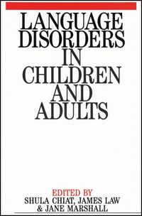 Produktbild: Language Disorders in Children and Adults