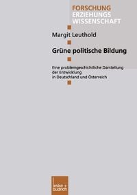 Produktbild: Gr&uuml;ne politische Bildung