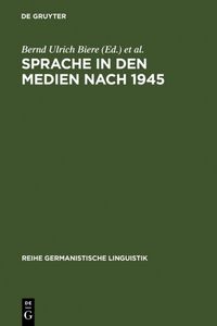 Produktbild: Sprache in den Medien nach 1945