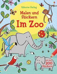 Produktbild: Malen und Stickern: Im Zoo
