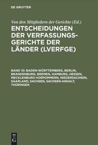 Produktbild: Baden-W&uuml;rttemberg, Berlin, Brandenburg, Bremen, Hamburg, Hessen, Mecklenburg-Vorpommern, Niedersachsen, Saarland, Sachsen, Sachsen-Anhalt, Th&uuml;ringen