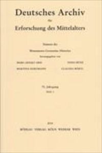 Produktbild: Deutsches Archiv f&uuml;r Erforschung des Mittelalters, 70 Jg. Heft 1