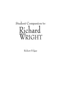 Produktbild: Student Companion to Richard Wright