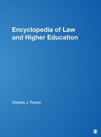 Produktbild: Encyclopedia of Law and Higher Education