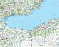 Mittelmeerländer Kreuzfahrten. Autokarte 1 : 2.000.000