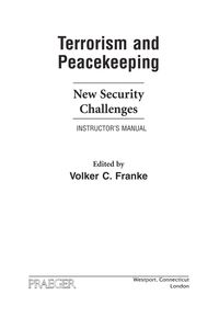 Produktbild: Terrorism and Peacekeeping
