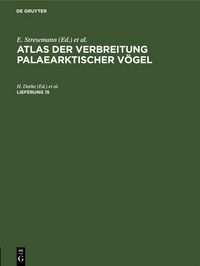 Produktbild: Atlas der Verbreitung palaearktischer V&ouml;gel. Lieferung 15