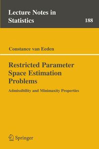 Produktbild: Restricted Parameter Space Estimation Problems