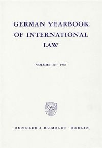 Produktbild: German Yearbook of International Law - Jahrbuch f&uuml;r Internationales Recht.