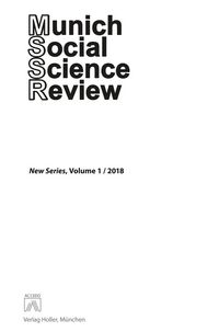 Produktbild: Munich Social Science Review (MSSR)