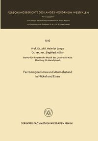 Produktbild: Ferromagnetismus und Atomabstand in Nickel und Eisen