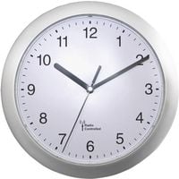 Produktbild: EUROTIME 56787 Funk Wanduhr 25cm x 38mm Silber