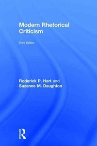 Produktbild: Hart, R: Modern Rhetorical Criticism