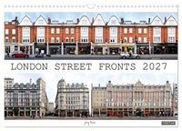 Produktbild: London Street Fronts 2027 / UK-Version (Wall Calendar 2027 DIN A3 landscape), CALVENDO 12 Month Wall Calendar