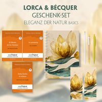 Produktbild: Lorca & B&eacute;cquer Geschenkset - 3 B&uuml;cher (mit Audio-Online) + Eleganz der Natur Schreibset Basics