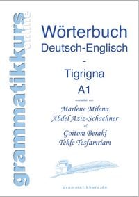 Produktbild: Wortschatz Deutsch-Englisch-Tigrigna Niveau A1