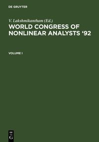 Produktbild: World Congress of Nonlinear Analysts '92