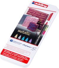 Produktbild: edding 1200 Fasermaler metallic 6er Set