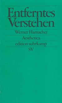 Bild vom Artikel Entferntes Verstehen vom Autor Werner Hamacher