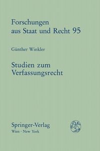 Produktbild: Studien zum Verfassungsrecht