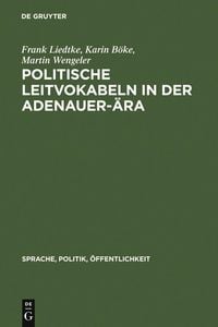 Produktbild: Politische Leitvokabeln in der Adenauer-&Auml;ra